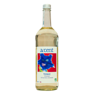 Boisson pétillante tonic gentiane sarriette citronnée bio