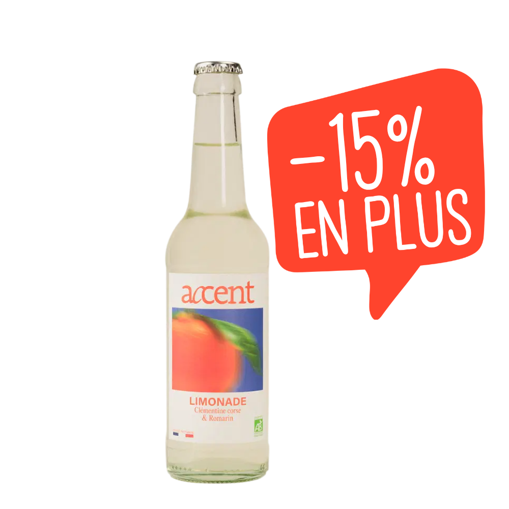 Limonade clémentine corse et romarin bio