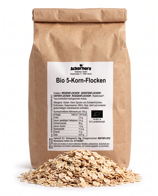 Bio 5-Korn-Flocken 1 kg