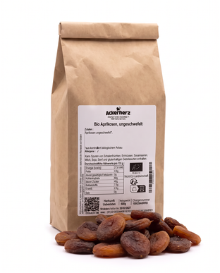 Bio Aprikosen, ungeschwefelt 500 g