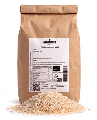 Bio Basmatireis weiß 1 kg