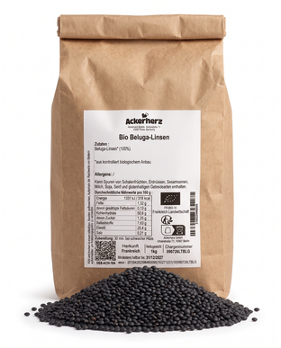 Bio Beluga-Linsen 1 kg