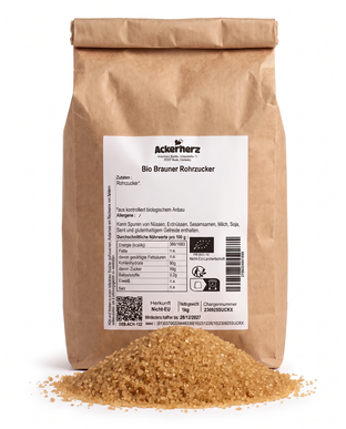 Bio Brauner Rohrzucker 1 kg