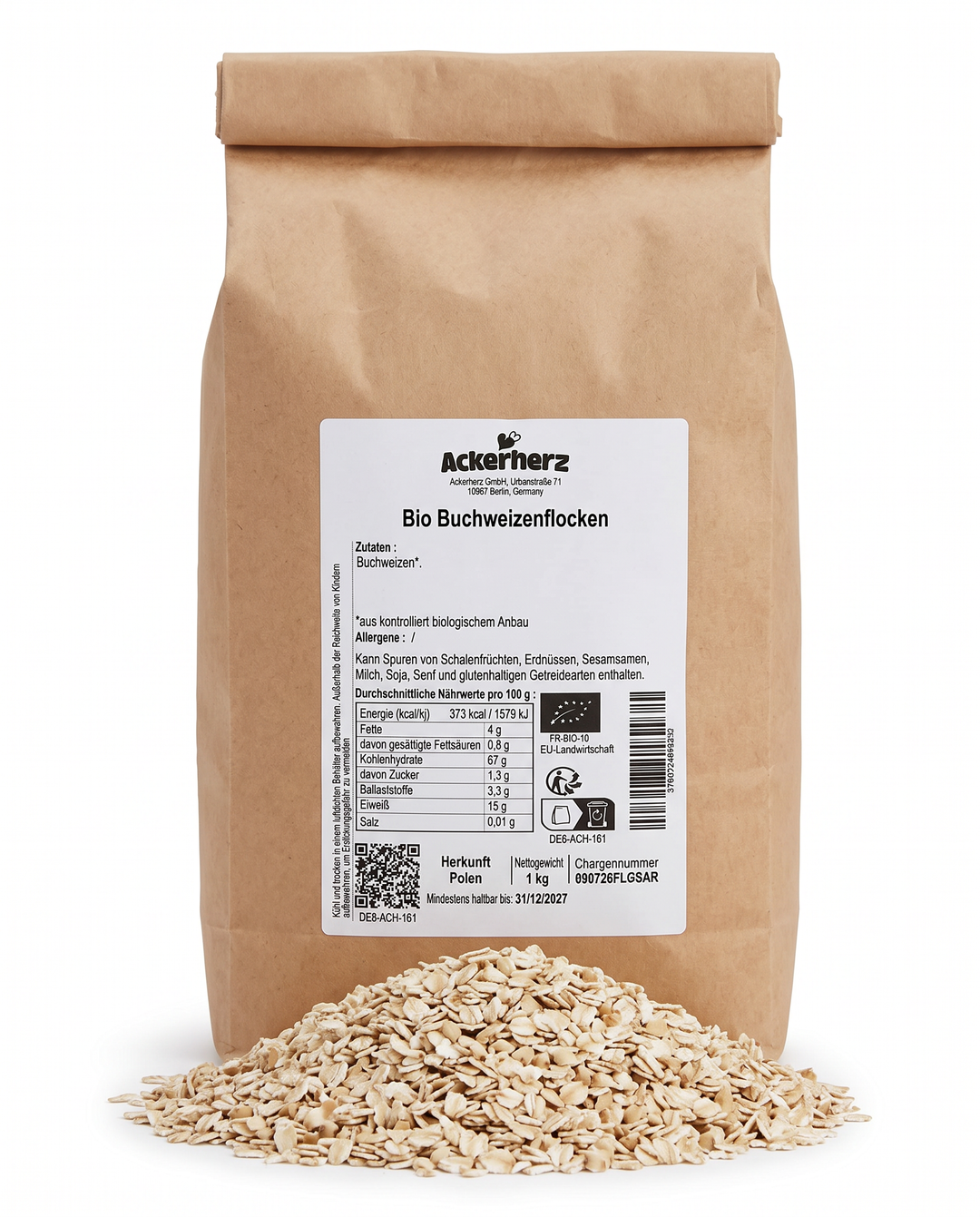Bio Buchweizenflocken 1 kg