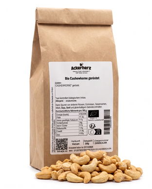 Bio Cashewkerne geröstet 250 g