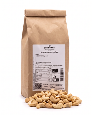 Bio Cashewkerne geröstet 500 g