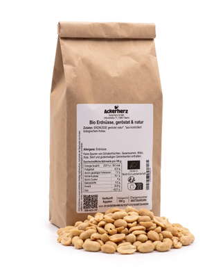 Bio Erdnüsse, geröstet & natur 500 g