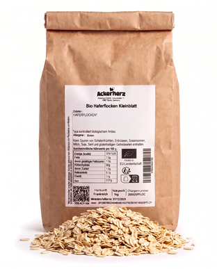 Bio Haferflocken Kleinblatt 1 kg