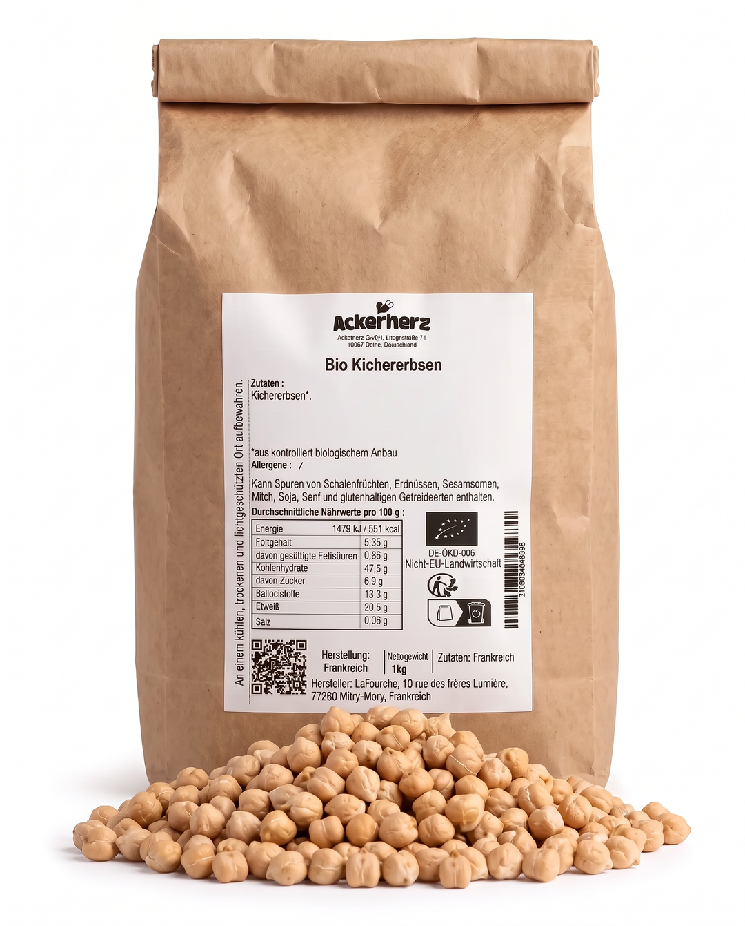 Bio Kichererbsen 1 kg