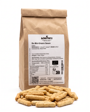 Bio Mini-Grissini Sesam 250 g