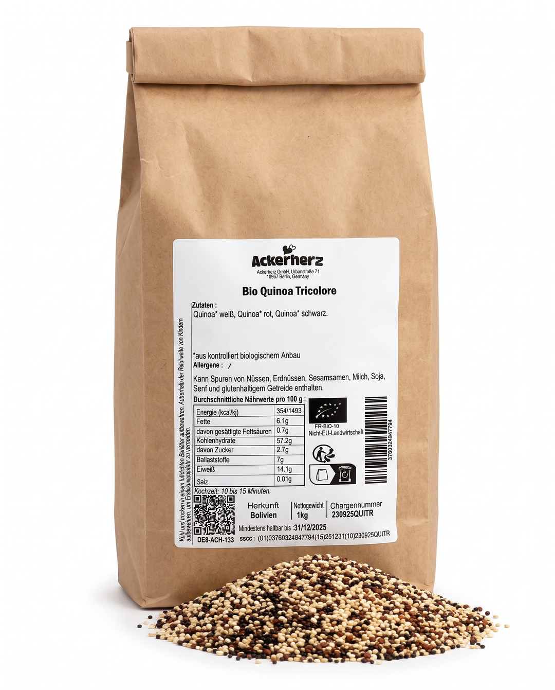 Bio Quinoa Tricolore 1 kg