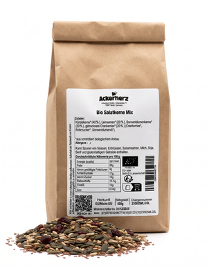 Bio Salatkerne Mix mit Cranberries 500 g