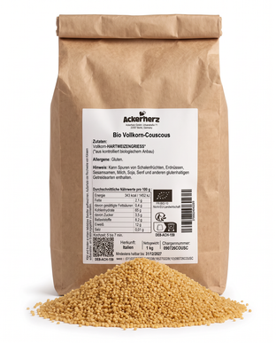 Bio Vollkorn-Couscous 1 kg