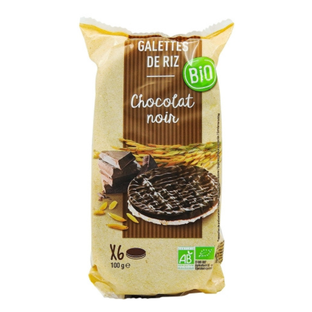 Galettes de riz chocolat noir bio