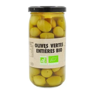 Olives vertes entières bio