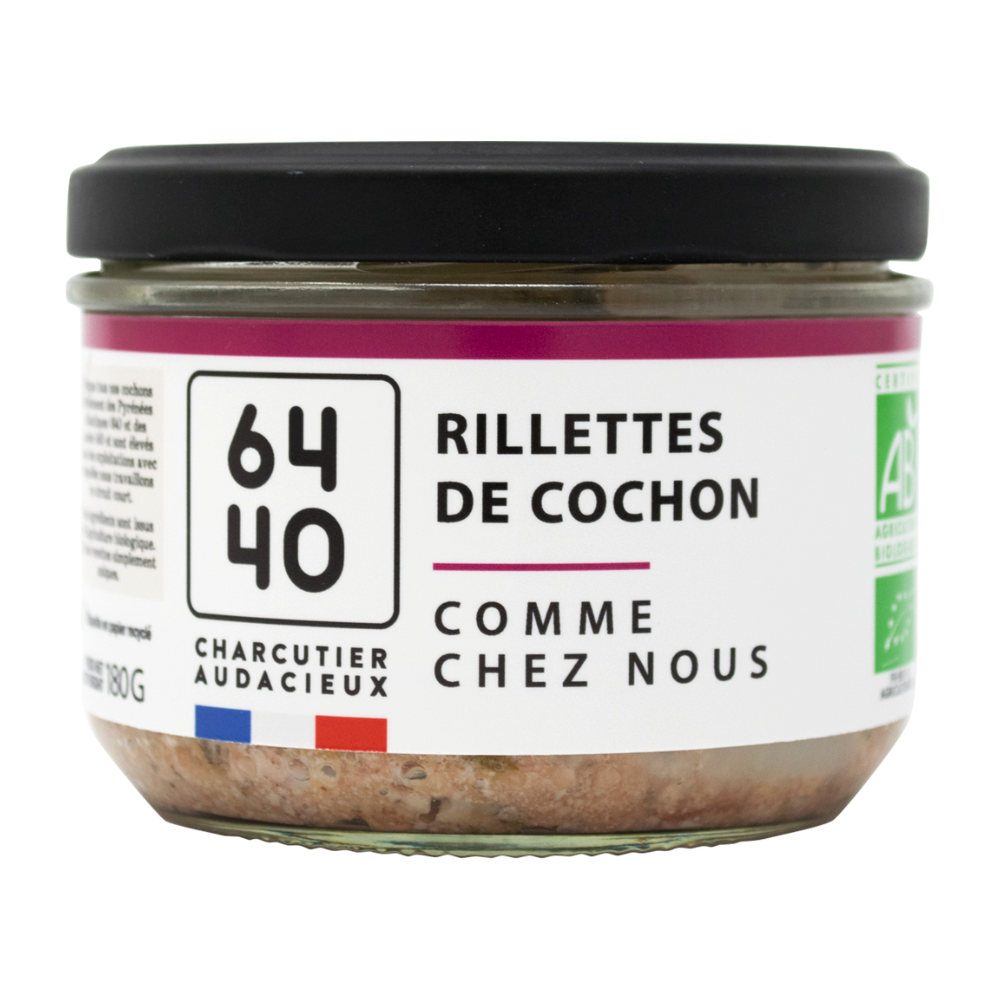Rillettes de Porc Conserve Bio