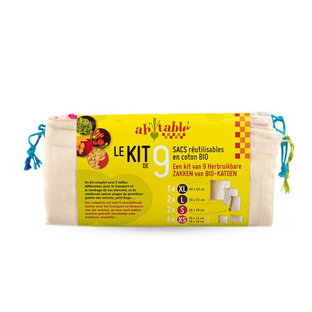 Sacs à vrac - XL, L, S et XS x 9