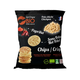Chips paprika à la farine de pois chiche bio