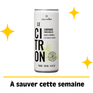 Canette limonade citron bio