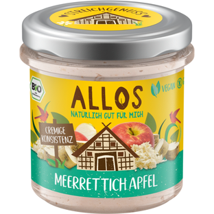 Bio Brotaufstrich Meerrettich Apfel