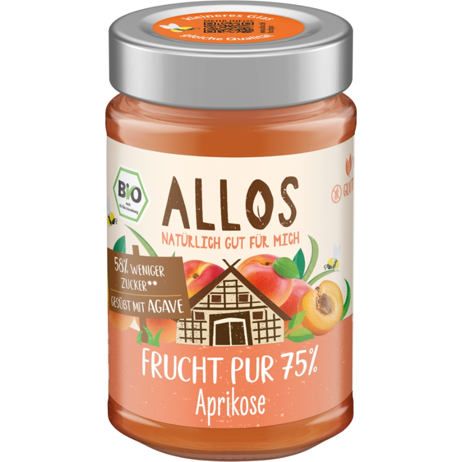 Bio Frucht Pur 75% Aprikose