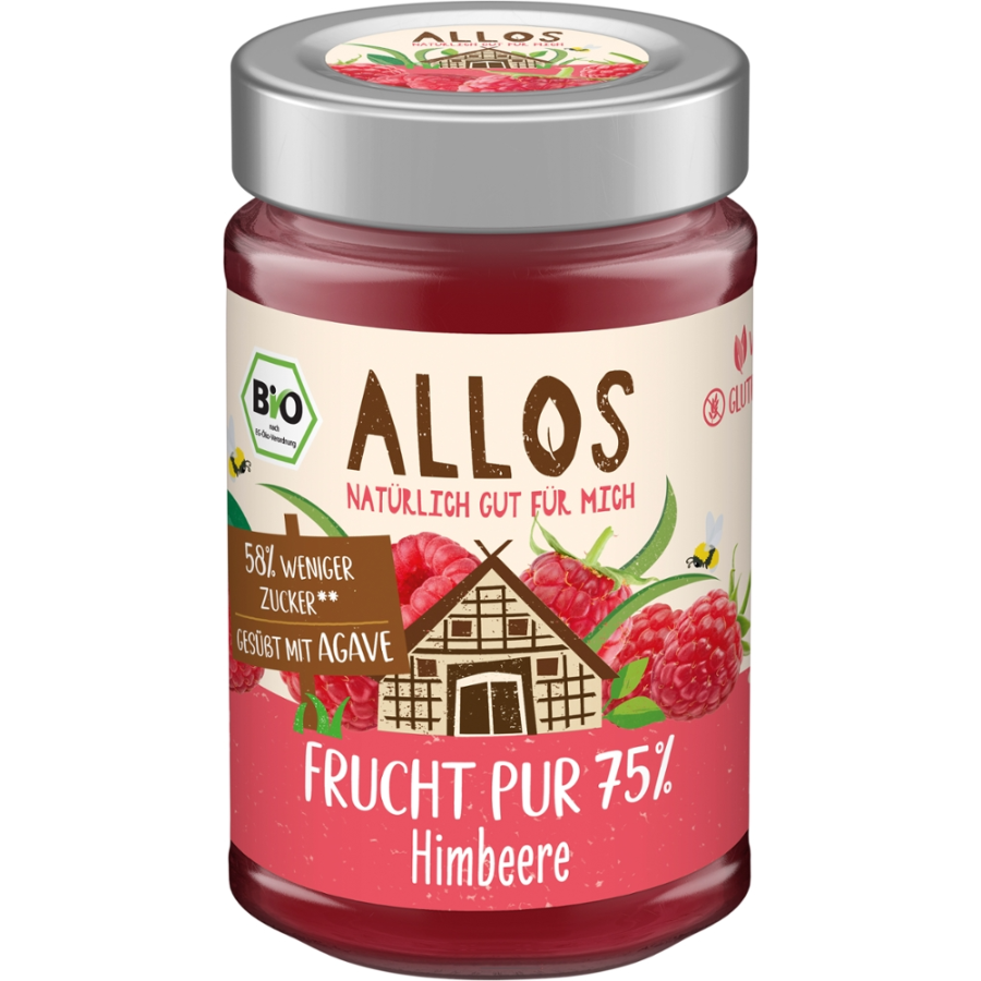 Bio Frucht Pur 75% Himbeere