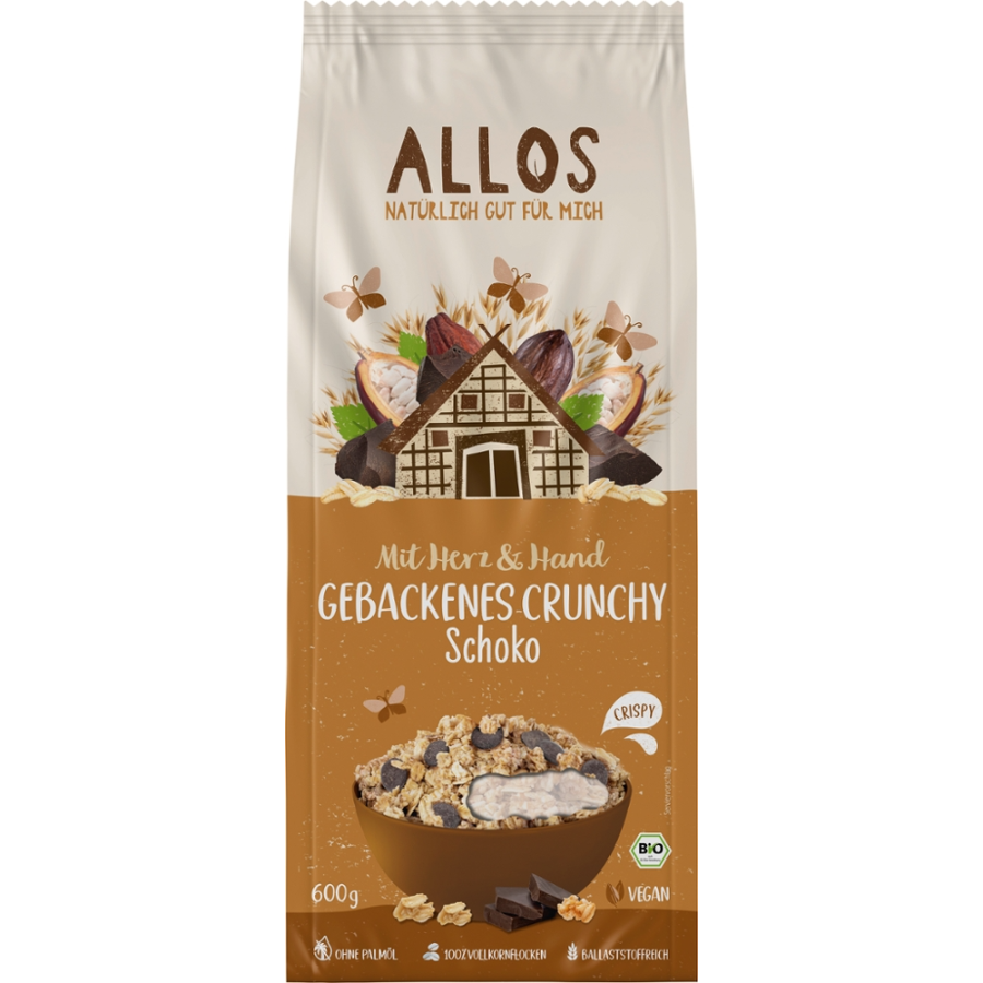 Bio Mit Herz &amp; Hand Gebackenes Crunchy Schoko