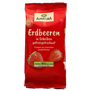 Bio Erdbeeren gefriergetrocknet