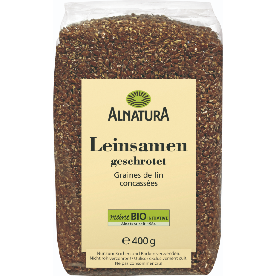 Bio Leinsamen geschrotet