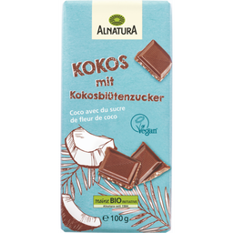 Bio Schokolade mit Kokosblütenzucker, vegan