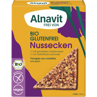 Bio Nussecken, glutenfrei