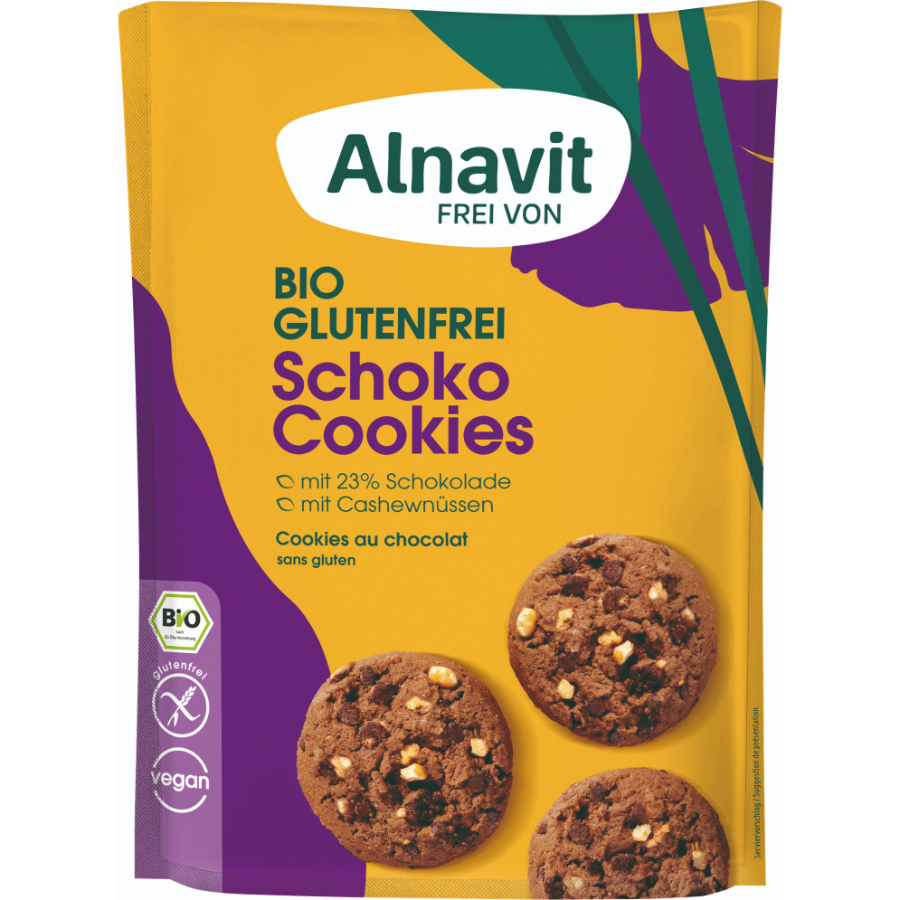 Bio Schoko Cookies, glutenfrei