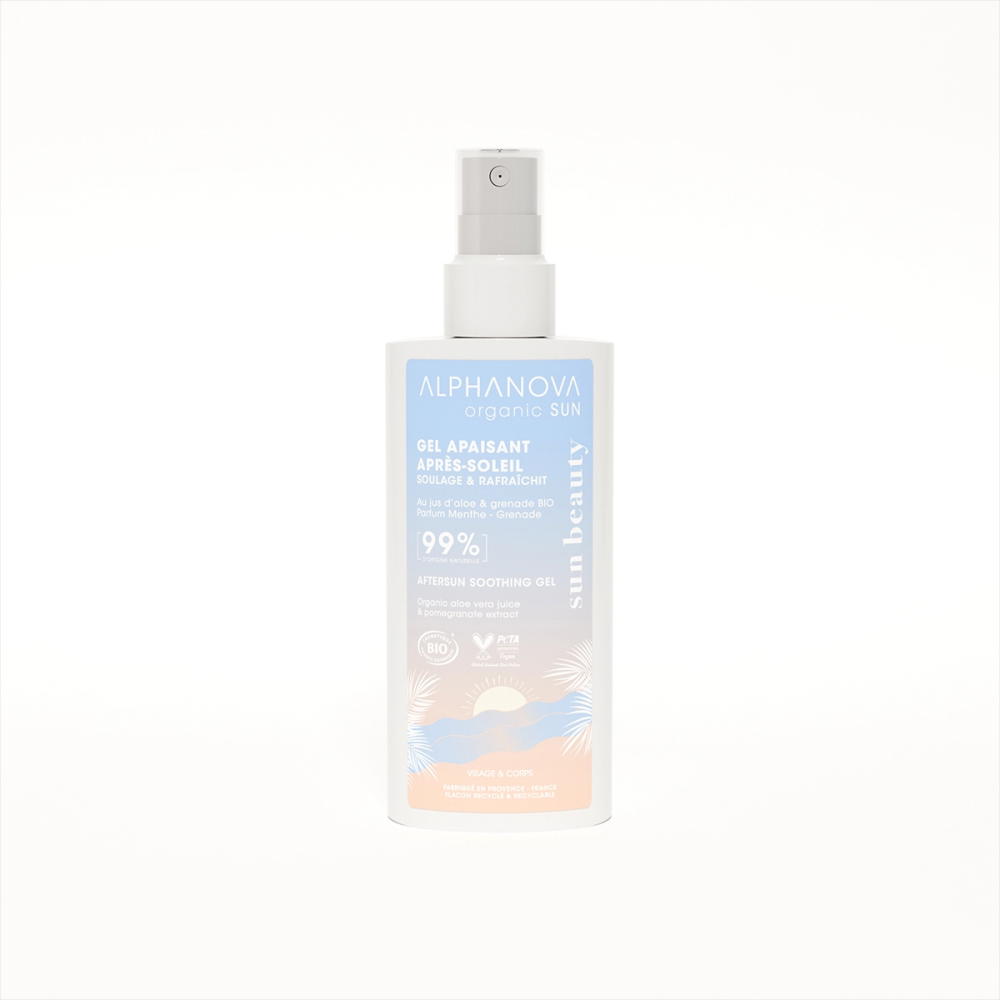 Gel apaisant après soleil bio