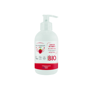 Gel lavant mains pour enfants à la fraise certifié bio