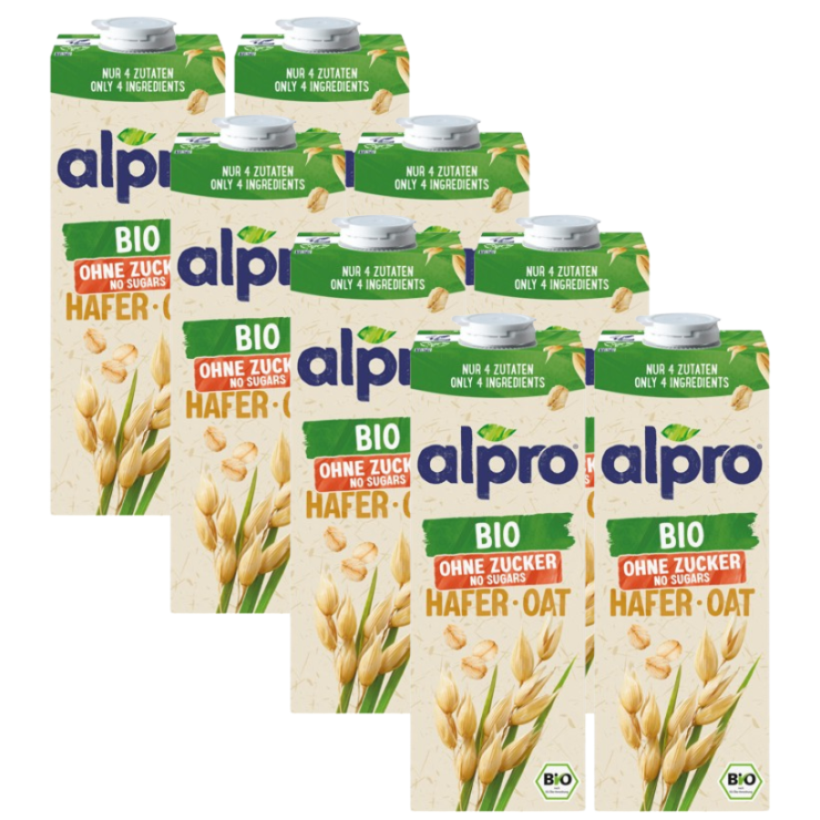 Bio Haferdrink zuckerfrei, Karton 8 Stk.