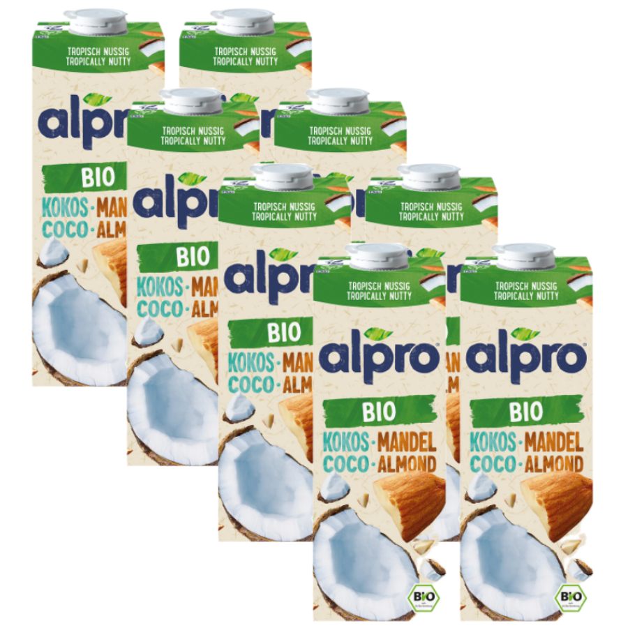 Bio Kokos-Mandeldrink, Karton 8 Stk.