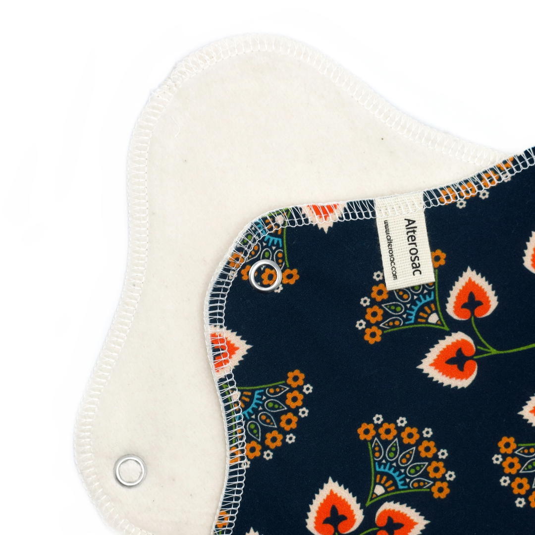 Serviette Hygiénique Lavable - Motif Aléatoire 