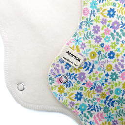 Serviette Hygiénique Nuit Lavable - Motif Aléatoire 