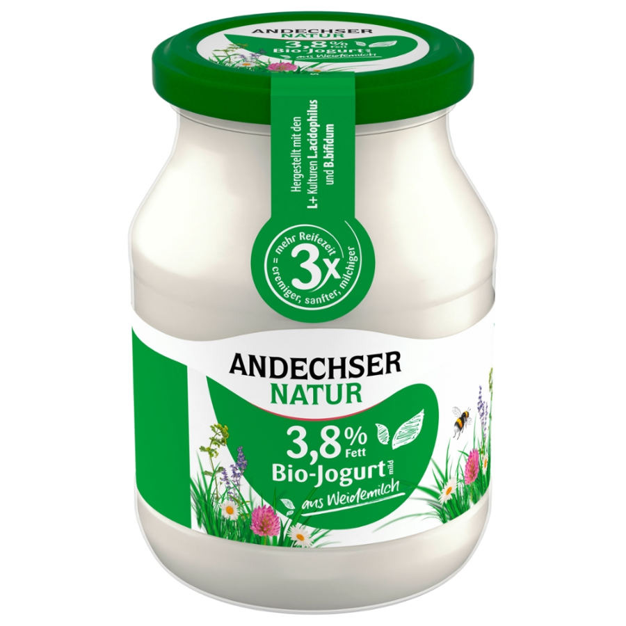 Bio Naturjoghurt 3,8% Fett
