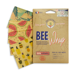 Bee Wraps Taille S, 2xM, L x 4
