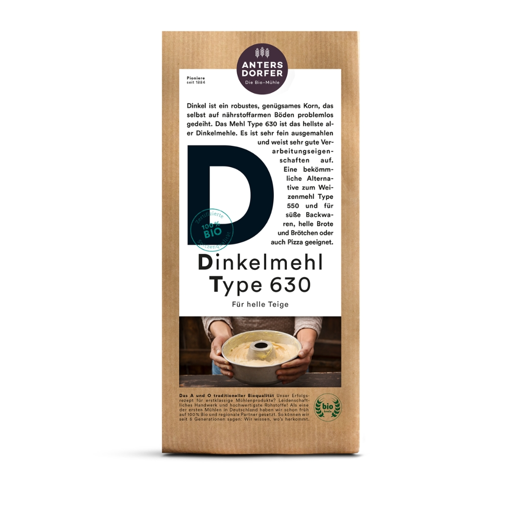 Bio Dinkelmehl Type 630