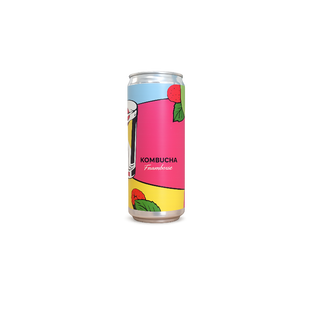 Kombucha framboise canette bio