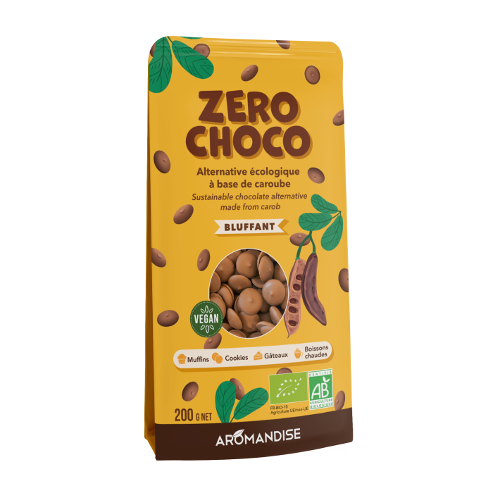 Zerochoco - pistoles de caroube bio
