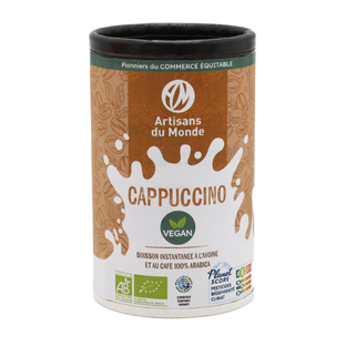 Cappuccino vegan instantané bio et equitable