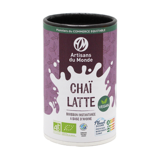 Chaï latte vegan instantané bio et equitable