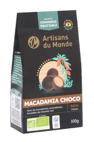 Macadamia au chocolat bio
