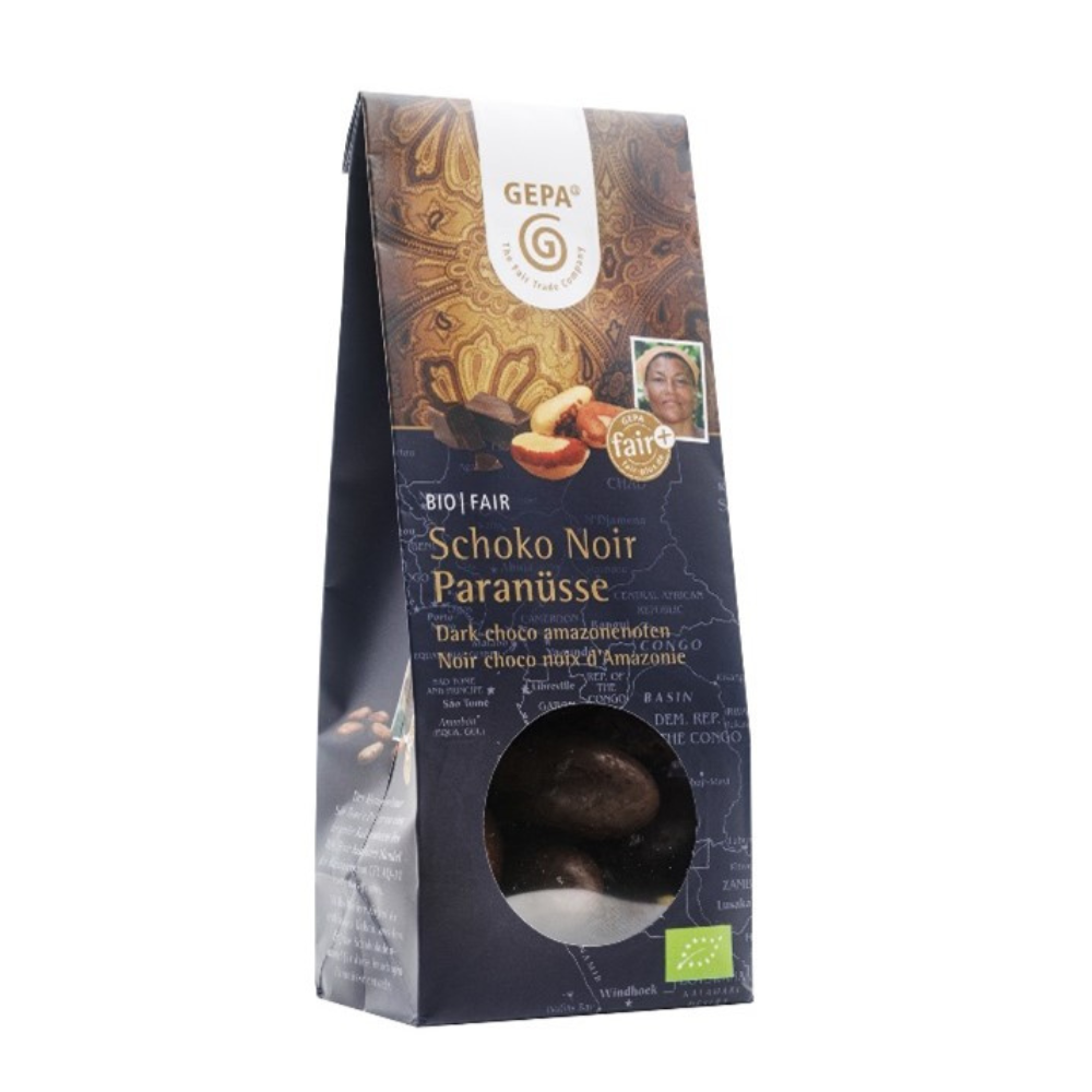 Noix d’Amazonie enrobées de chocolat noir bio