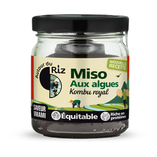 Miso aux algues kombu royal bio et équitable