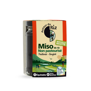 Miso de riz non pasteurisé bio et équitable
