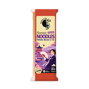 Noodles coréennes patate douce et riz complet bio